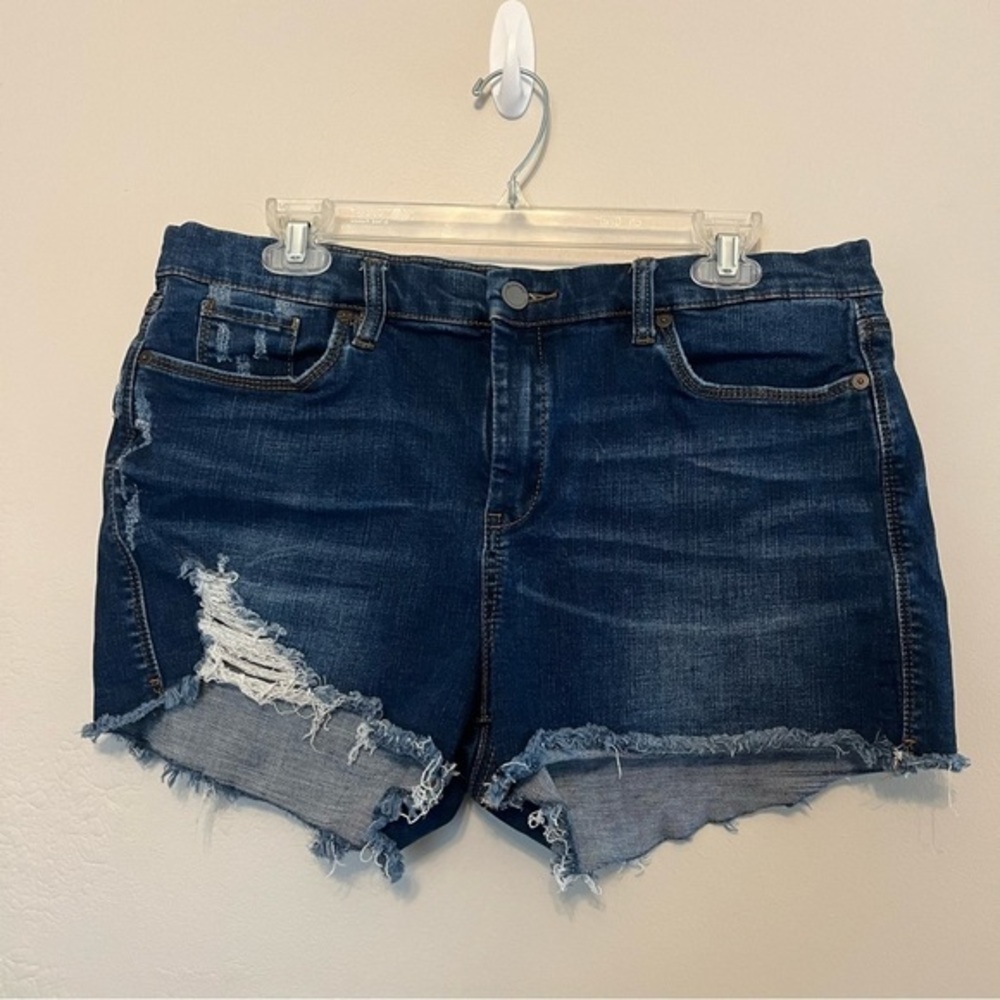 Blank NYC The Essex Classic‎ Cut-Off Jean Shorts Distressed Size 32